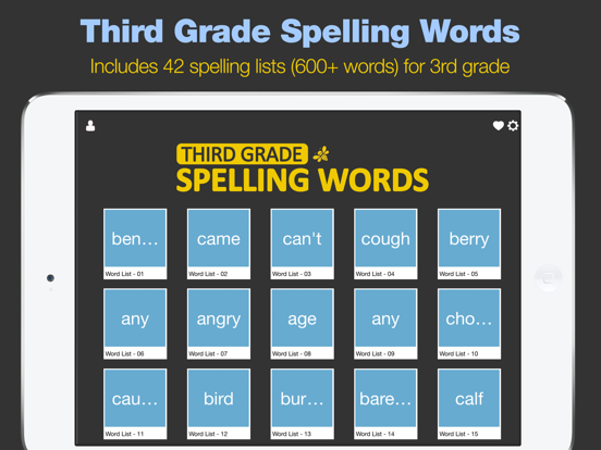 Screenshot #4 pour Third Grade Spelling Words