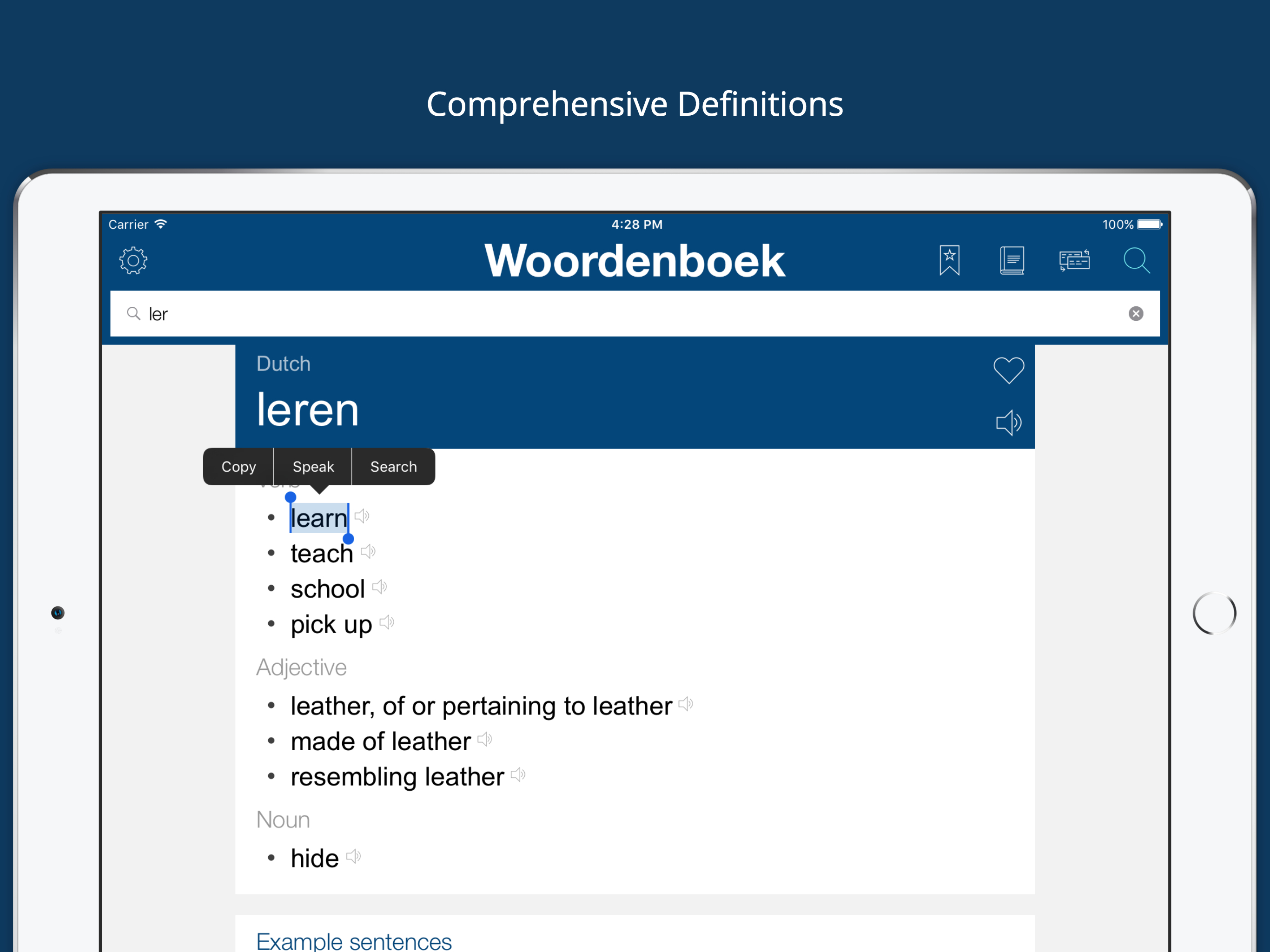 Dutch English Dictionary Pro