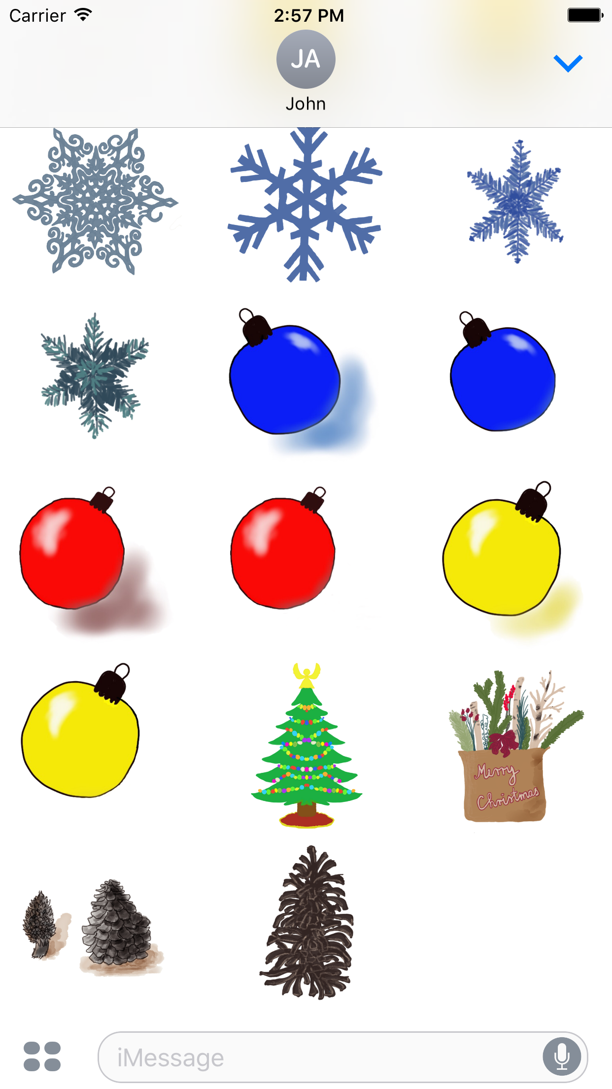 Christmas Holiday Stickies screenshot 5
