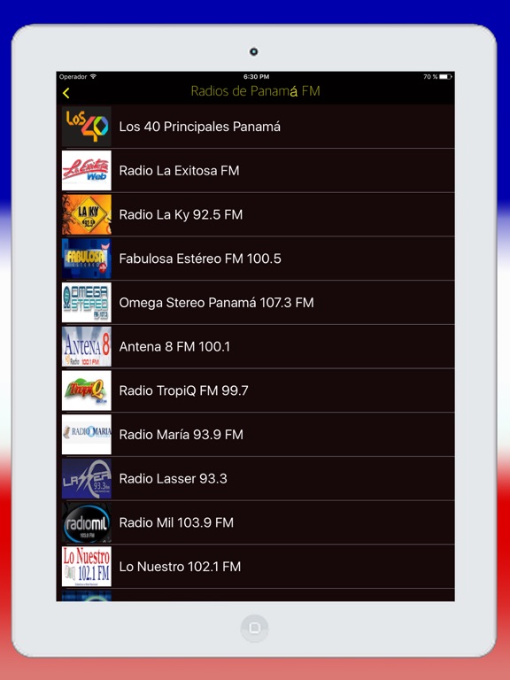 Screenshot #4 pour Radios de Panamá Online FM & AM - Emisoras en Vivo