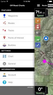 off-road charts iphone screenshot 2
