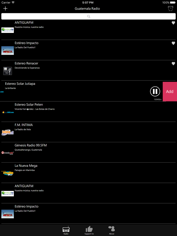 Guatemalan Radio iPad screenshot