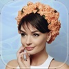 Flower Crown Hairstyle Photo Montage – Cute Hair Accessories and Fashion Salon for Girls