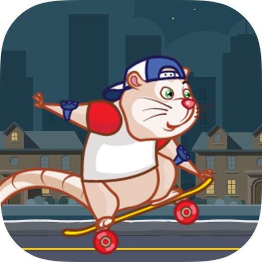 Rat Skater - Free Skate Legends Skateboard Game by Pruettanon Rattanalaoo
