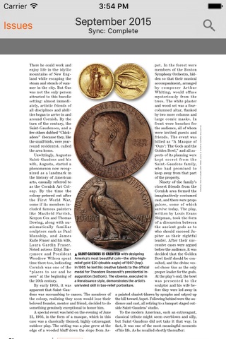 The Numismatist Magazine screenshot 3