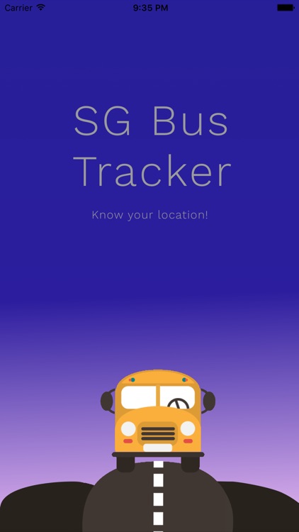 SGBusTracker – Night Bus Location Tracker