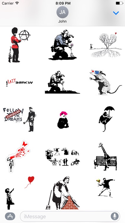 Banksy Sticker Art