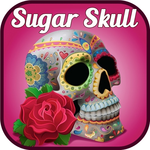 Sugar Skull Mandala - Day of the Dead Color Pages Icon