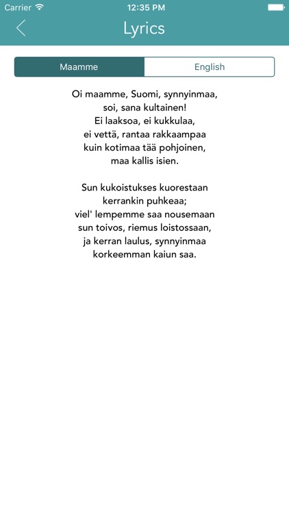 Finland National Anthem