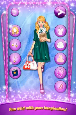 Game screenshot Модная одежда для ученицы. Платья, юбки, макияж hack