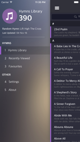 Hymns (English) screenshot