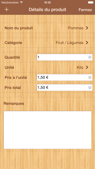 Screenshot #3 pour ShoppingList Lite (Liste de courses gratuit)