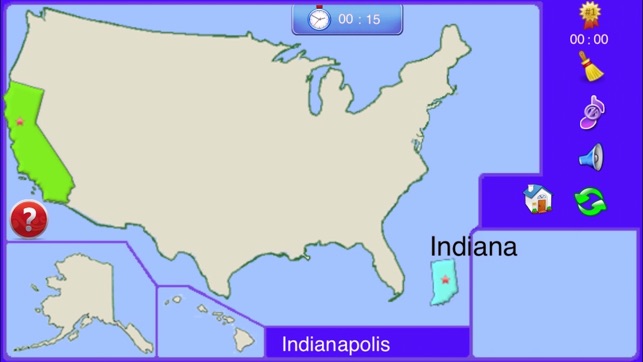 A Puzzle Map Of USA