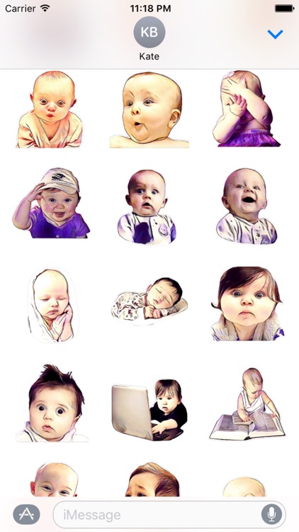 Baby Cartoon Stickers
