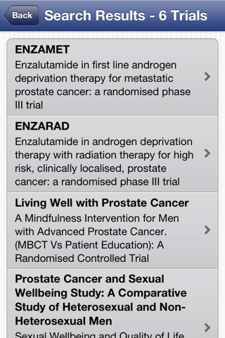 ClinTrial Refer ANZUP screenshot 4