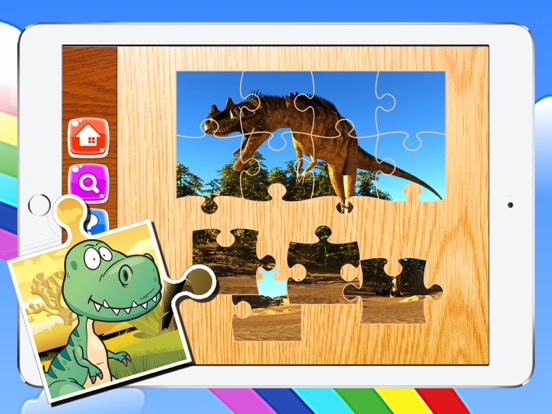 Screenshot #4 pour Dino Puzzle Jeux De Puzzle Gratuits - Dinosaures Puzzles Pour Les Tout-Petits Enfants Et Préscolaire Jeux D’Apprentissage