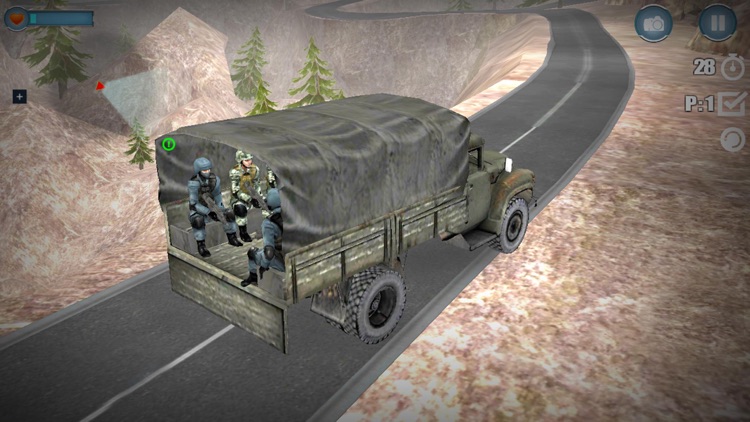 Army Truck Checkpost Drive 3D screenshot-3
