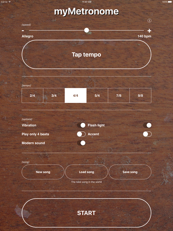 Screenshot #4 pour myMetronome