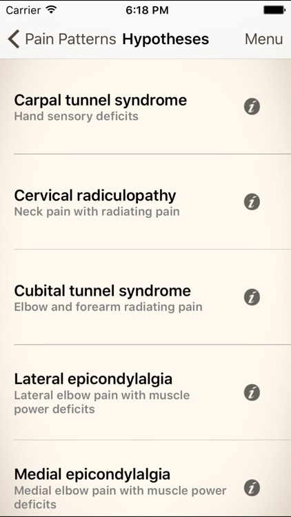 Clinical Pattern Recognition: Elbow Pain