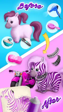 Game screenshot Pony Sisters Hair Salon 2 - Pet Horse Makeover Fun apk