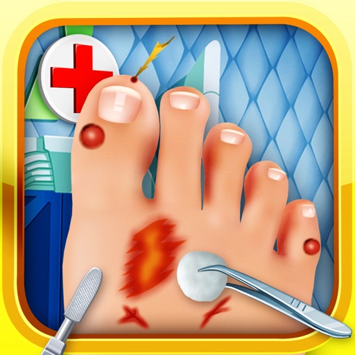 Foot Doctor Nail Spa Salon Game for Kids Free icon