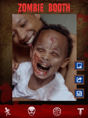 Screenshot #5 pour Zombie Games - Face Makeup Cam