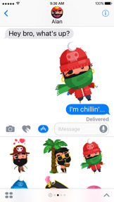 Pirate Kings Stickers for Apple iMessage screenshot