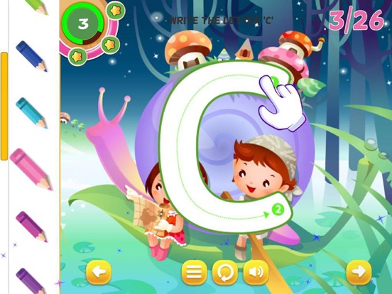 ABC Preschool Practice Handwriting Alphabet iPad screenshot