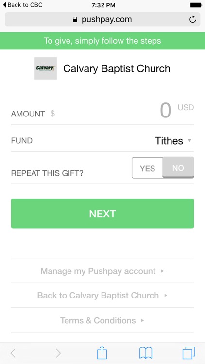 Calvary Baptist, Reading