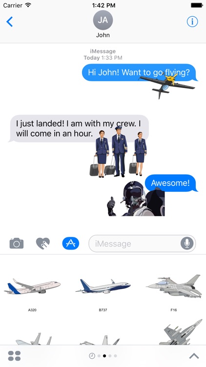 Flying Stickers