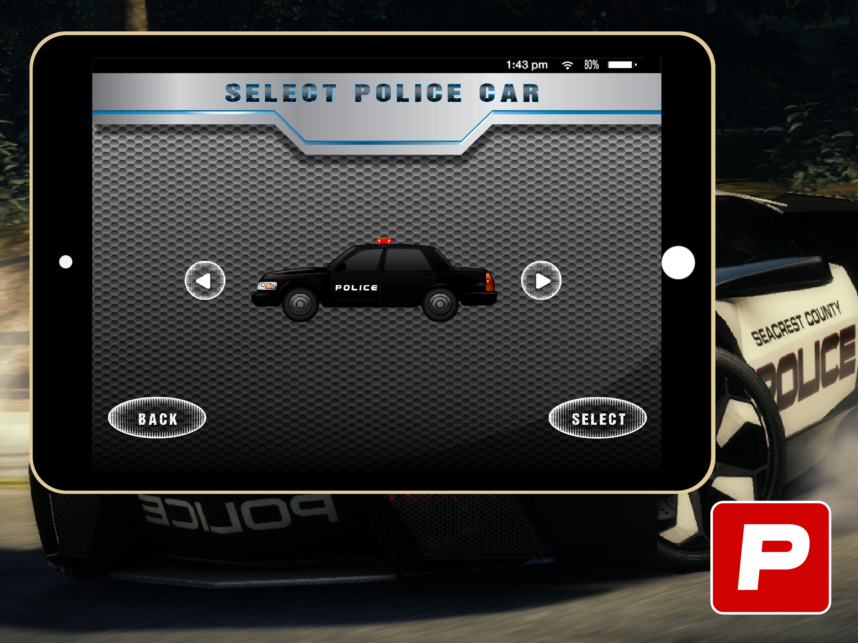 3D Police Car Parking -Real Driving Test Simulator