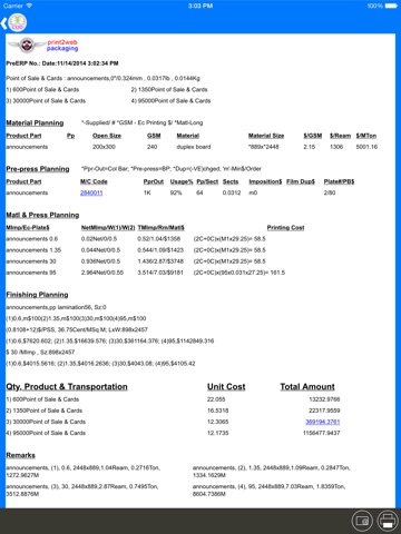 W2P - Commercial Printing HD (COD) screenshot 4