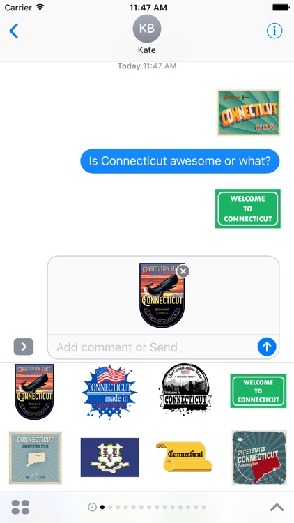 Connecticut Stickers