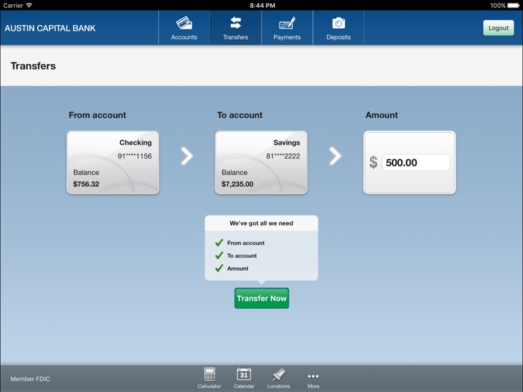 Austin Capital Bank for iPad screenshot-3