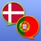 This is Danish - Portuguese and Portuguese - Danish dictionary; Dansk - Portugisisk og Portugisisk - Dansk ordbog / Dicionário Dinamarquês - Português e Português - Dinamarquês