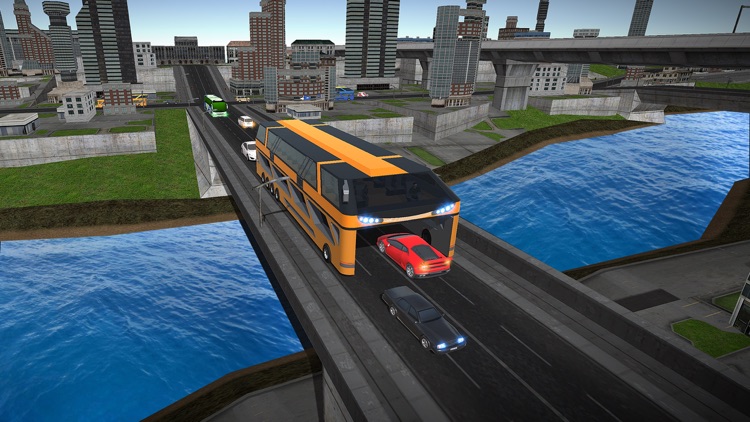 Elevated China Bus Driving