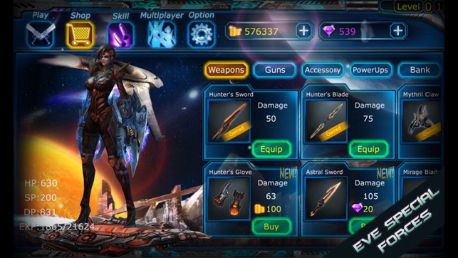 Eva Special Forces-Galaxy Hunter Code Fr