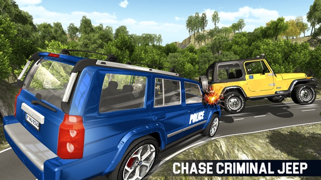 Offroad Police Jeep Hill Climb