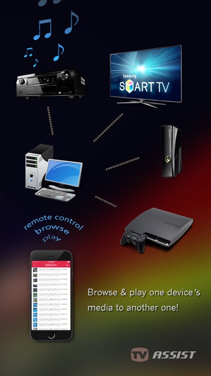 TV Assist - Play photos, videos and music to TV