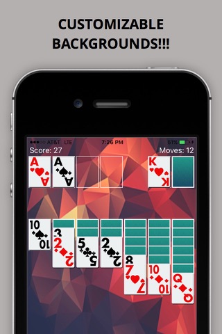 Hearts Solitaire Free Play Classic Card Game+ screenshot 3