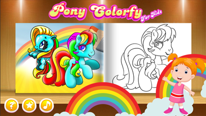 Pony Coloring Books - ぬりえ どもゲーム 塗り絵 キッズのおすすめ画像3