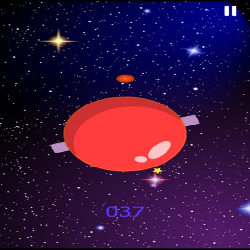 Jump on the star colored balls spinning in space iOS App