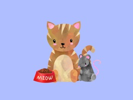 CreativeStickrs present Jane's Kitties and Friends for iMessage Stickers