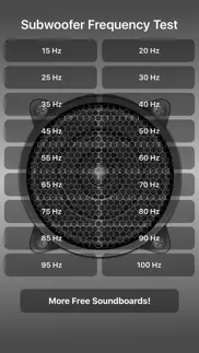 How to cancel & delete subwoofer frequency test 1