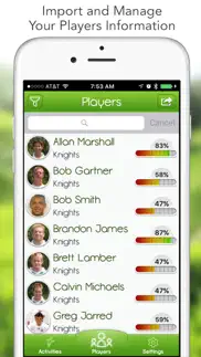 igrade for baseball coach (scoring, lineup, notes) iphone screenshot 2