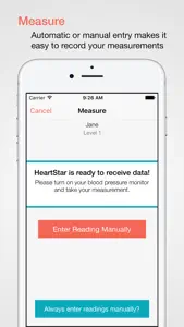 HeartStar BP Monitor screenshot #2 for iPhone