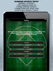 diamond sports trivia iPad Captures Décran 4