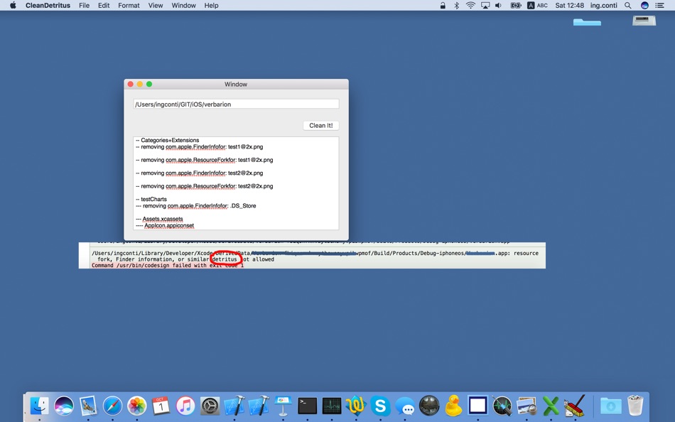 CleanDetritus (macOS) 由: Gian Enrico Conti CleanDetritus (macOS) 由: Gian Enrico Conti