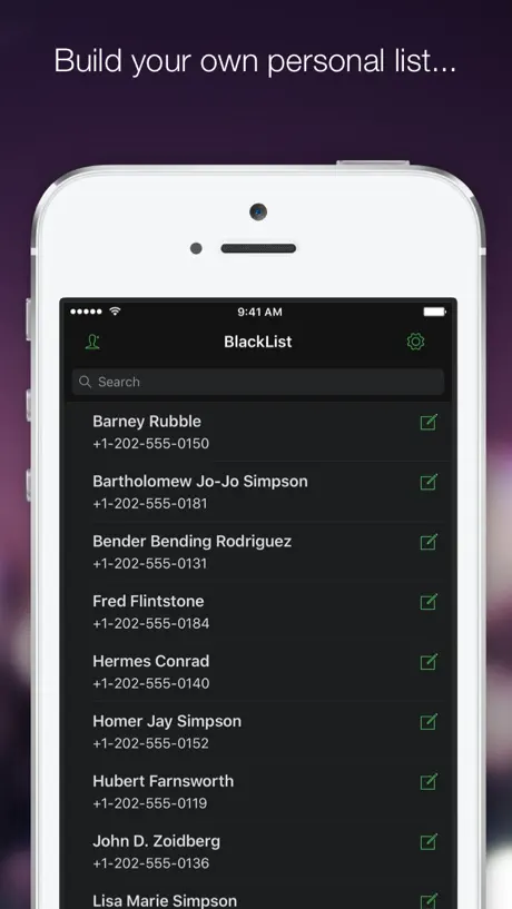 BlackList: caller ID & blocker