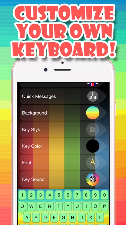 Colored Keyboard Maker – Colorful Backgrounds and New Emojis in Custom Keyboard Theme Free